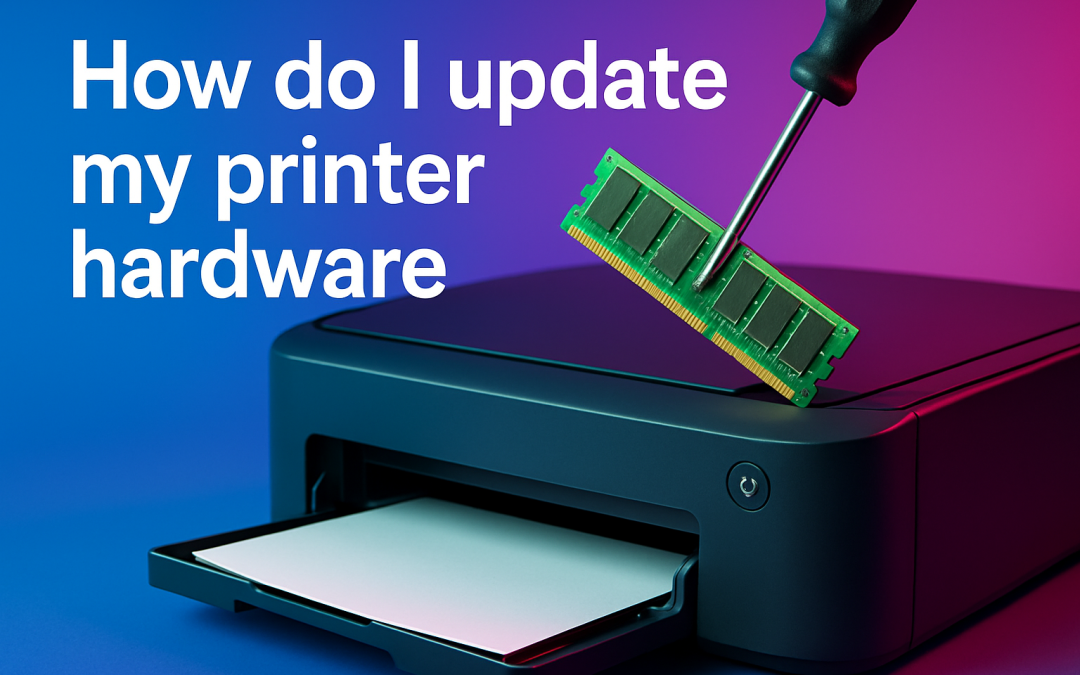 How do I update my printer hardware