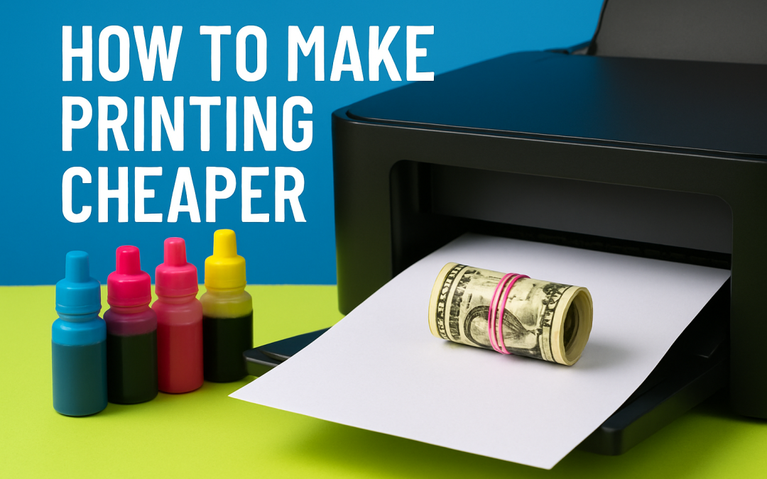 How to make printing cheaper