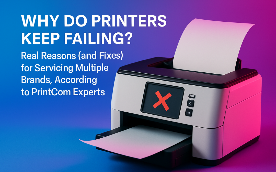 Why Do Printers Keep Failing? Real Reasons (and Fixes) for Servicing Multiple Brands, According to PrintCom Experts