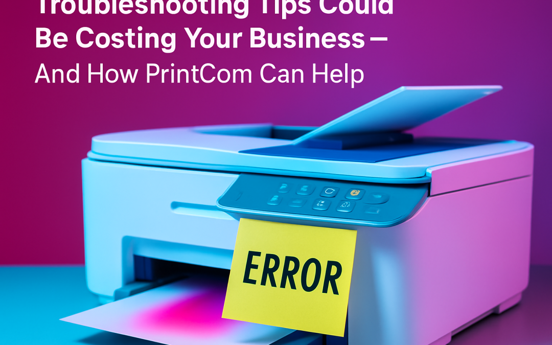 Why Ignoring These Printer Troubleshooting Tips Could Be Costing Your Business—And How PrintCom Can Help