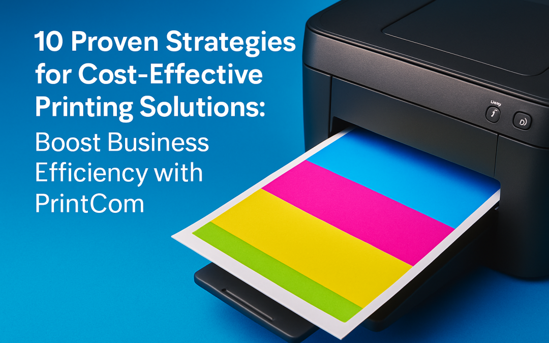 10 Proven Strategies for Cost-Effective Printing Solutions: Boost Business Efficiency with PrintCom
