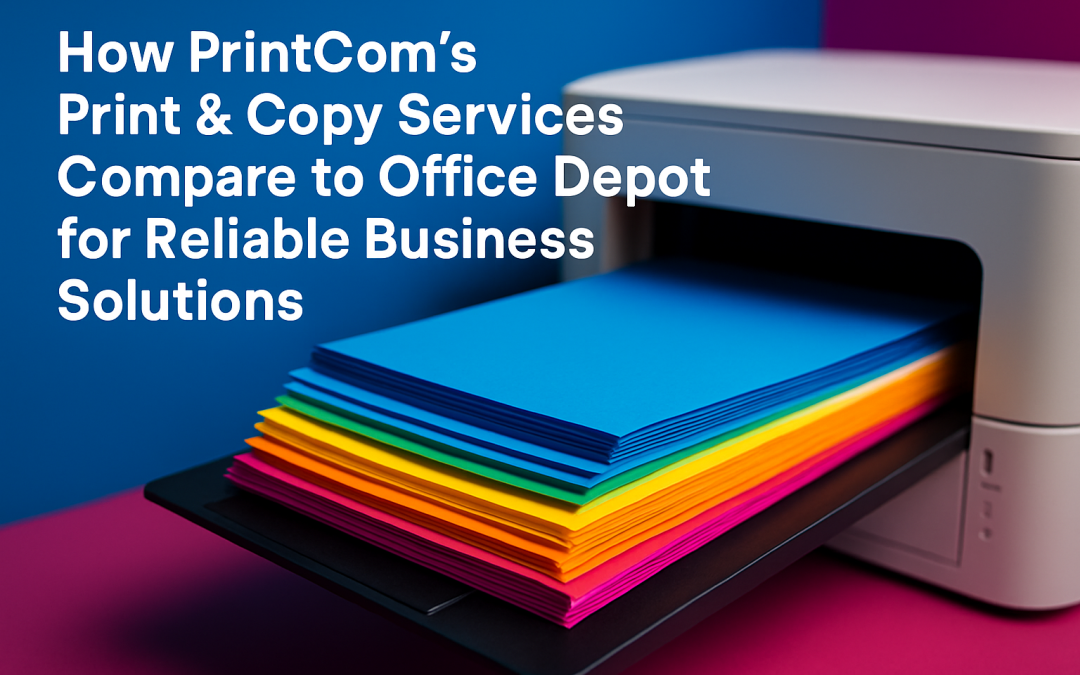 How PrintCom’s Print & Copy Services Compare to Office Depot for Reliable Business Solutions