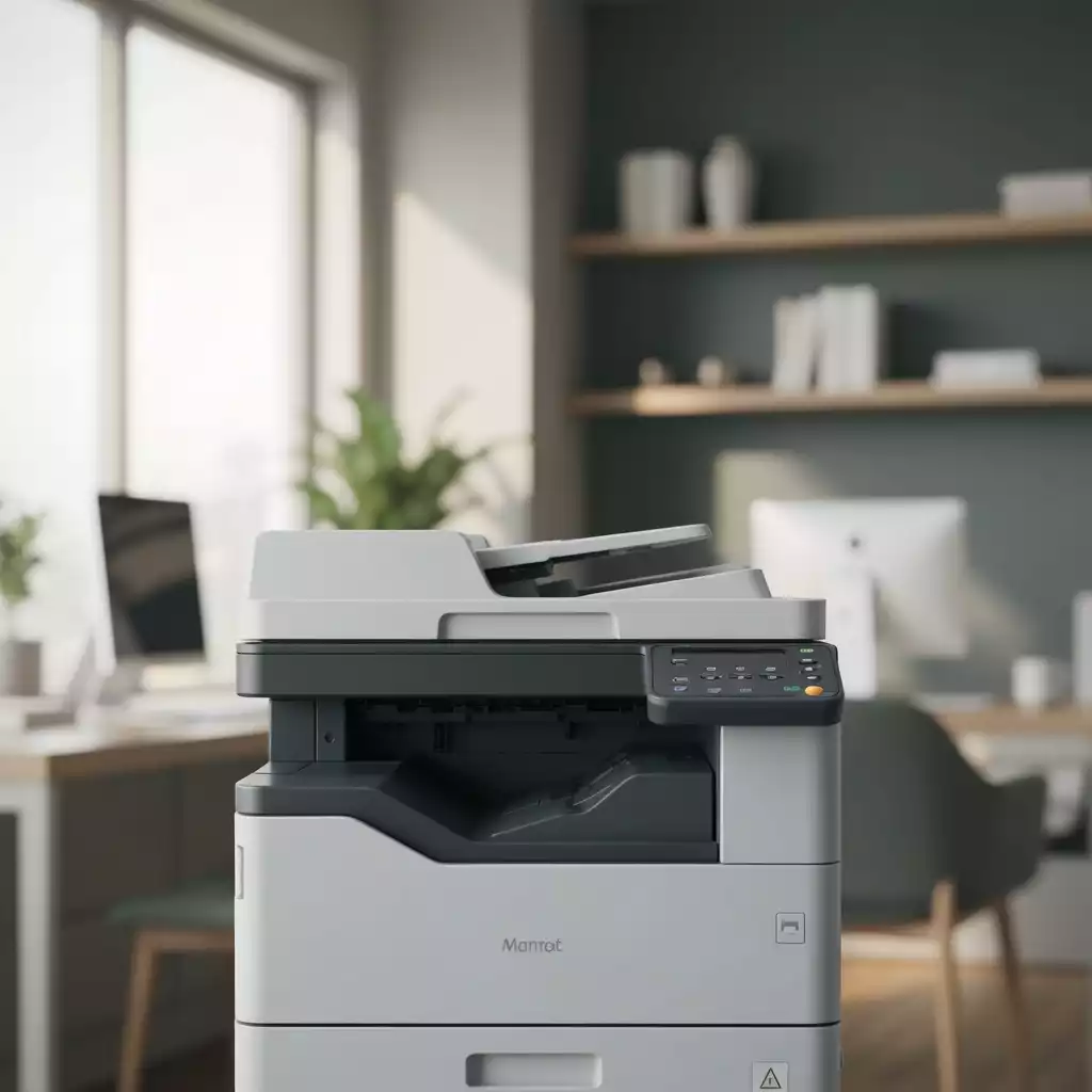 Multifunction printer in a modern office setup