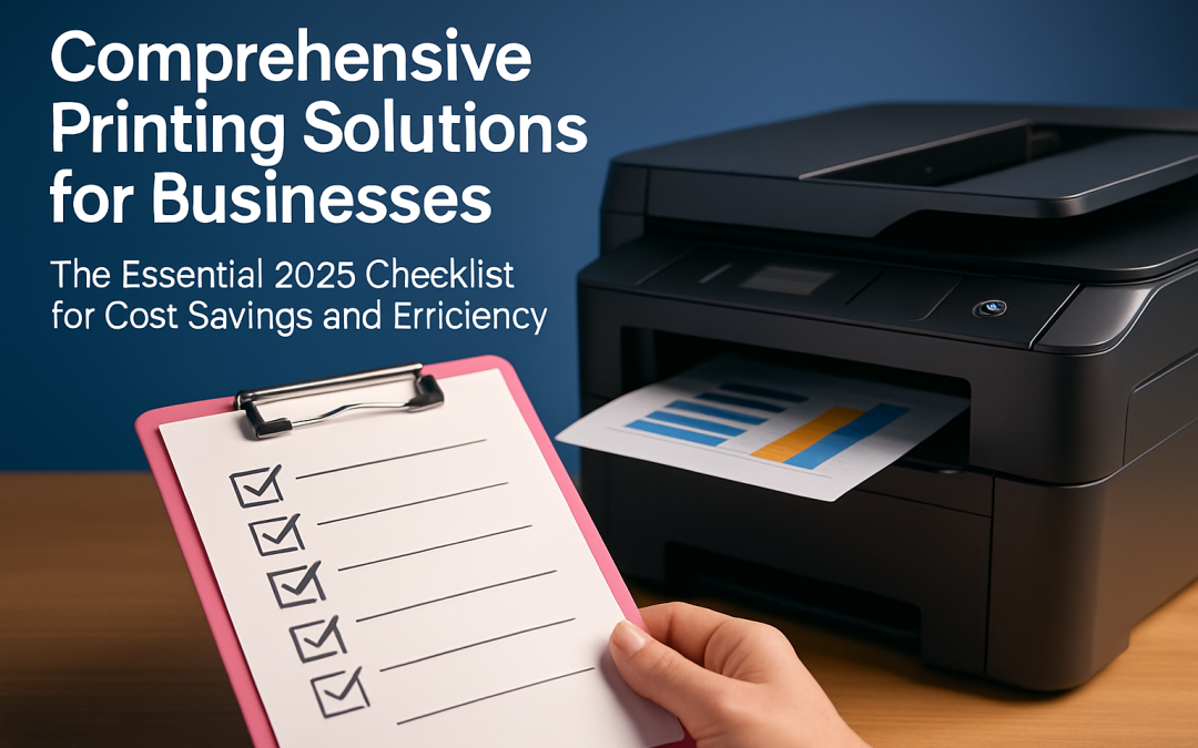 Comprehensive Printing Solutions for Businesses: The Essential 2025 Checklist for Cost Savings and Efficiency